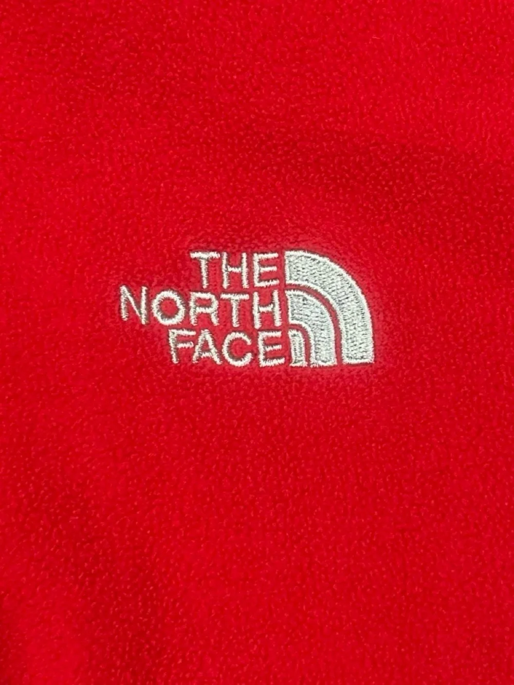 The North Face Men’s Red Full-Zip Fleece Jacket